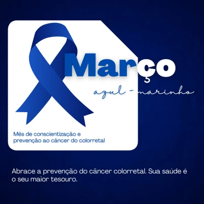 Março Azul-Marinho